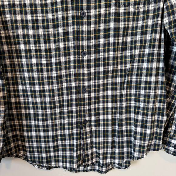 Land's End XXL Lightweight Coastal Flannel Plaid - Picture 4 of 11